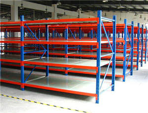 中B貨架（中型層板（bǎn）貨架、中型（xíng）擱板貨架、橫梁式擱板貨架）