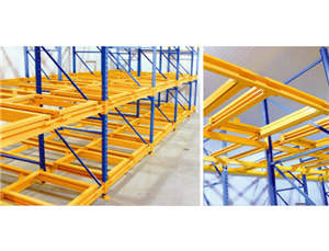 壓入式貨架(後推式貨架)